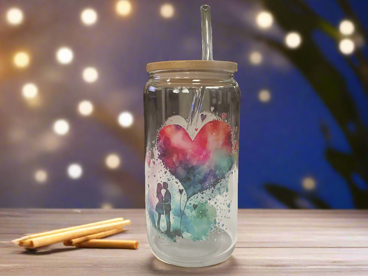 Beer Glass w/design