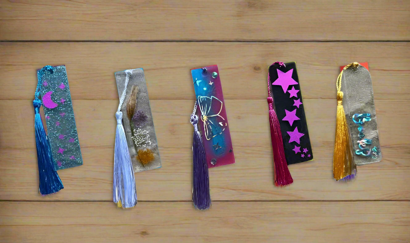 Resin Bookmark w/tassel