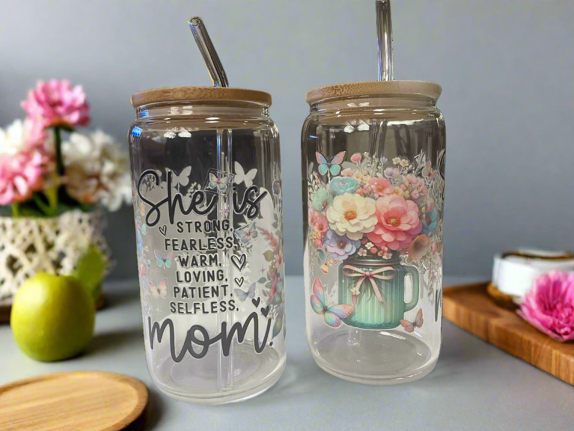 Beer Glass w/design