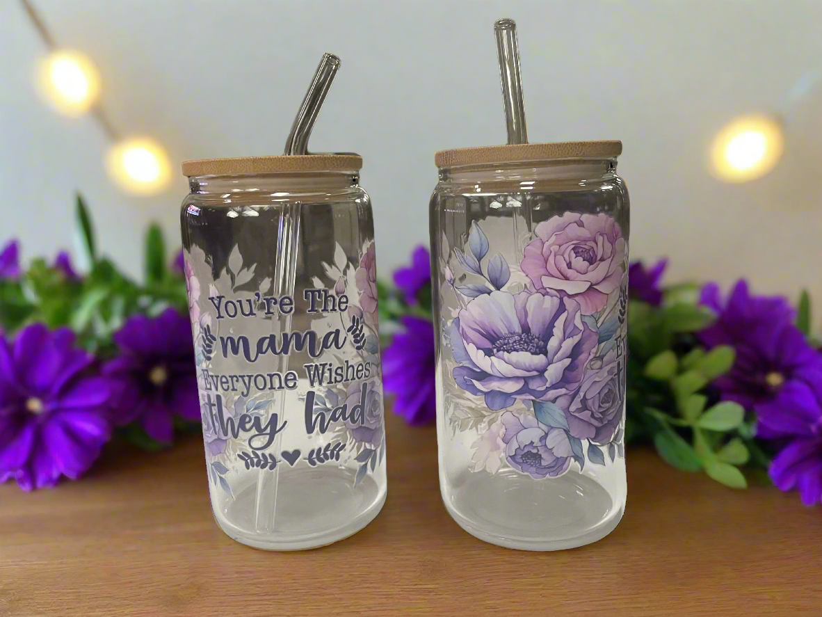 Beer Glass w/design