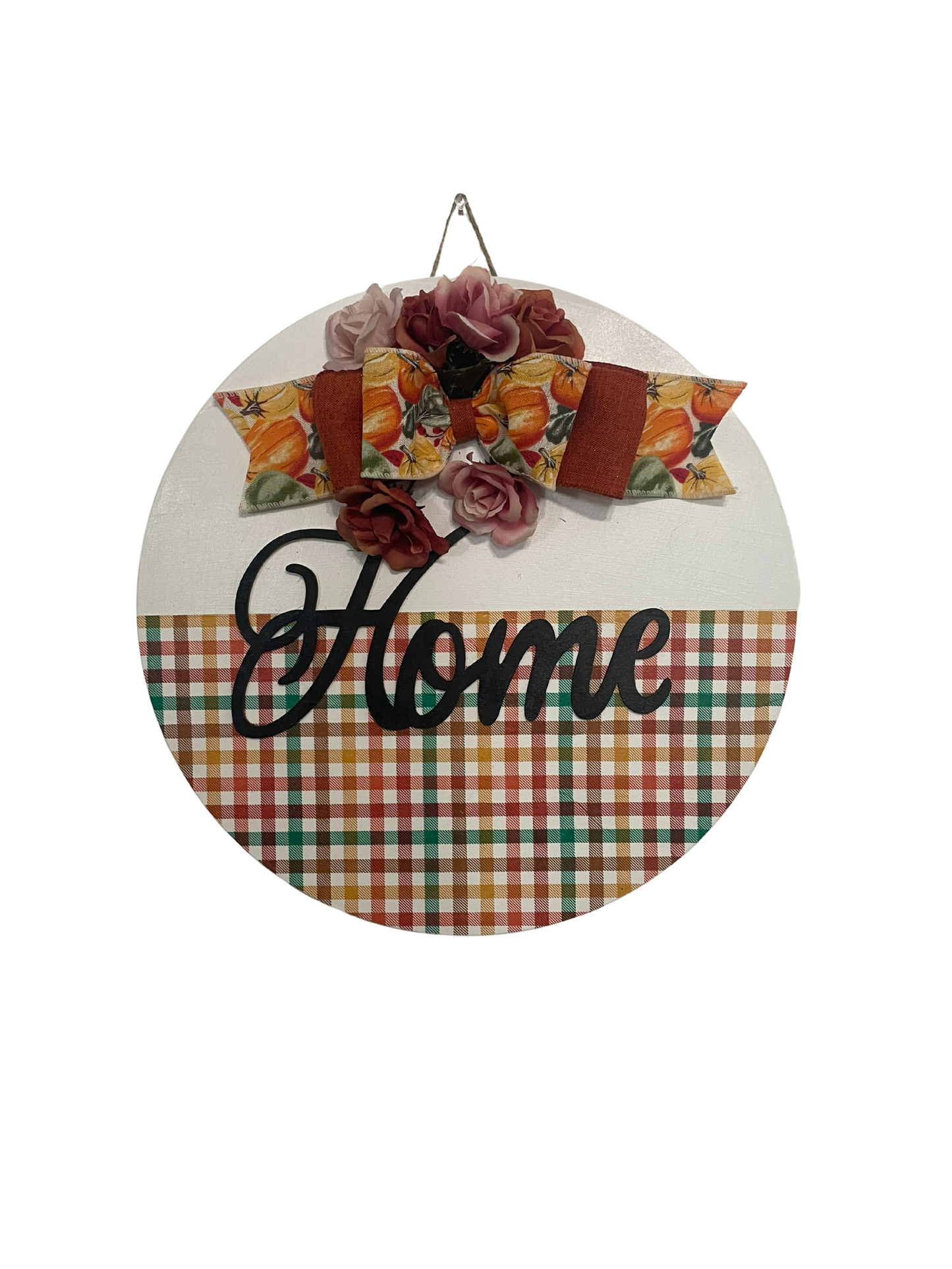 Door Sign - Medium Wood Circle
