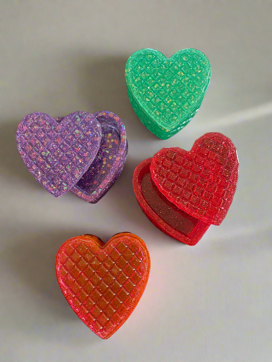 Heart Trinket Box w/lid