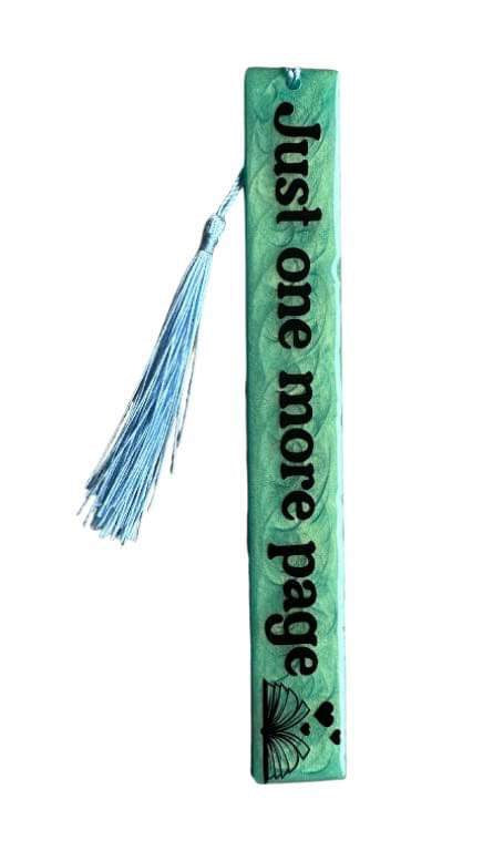 Resin Bookmark w/tassel
