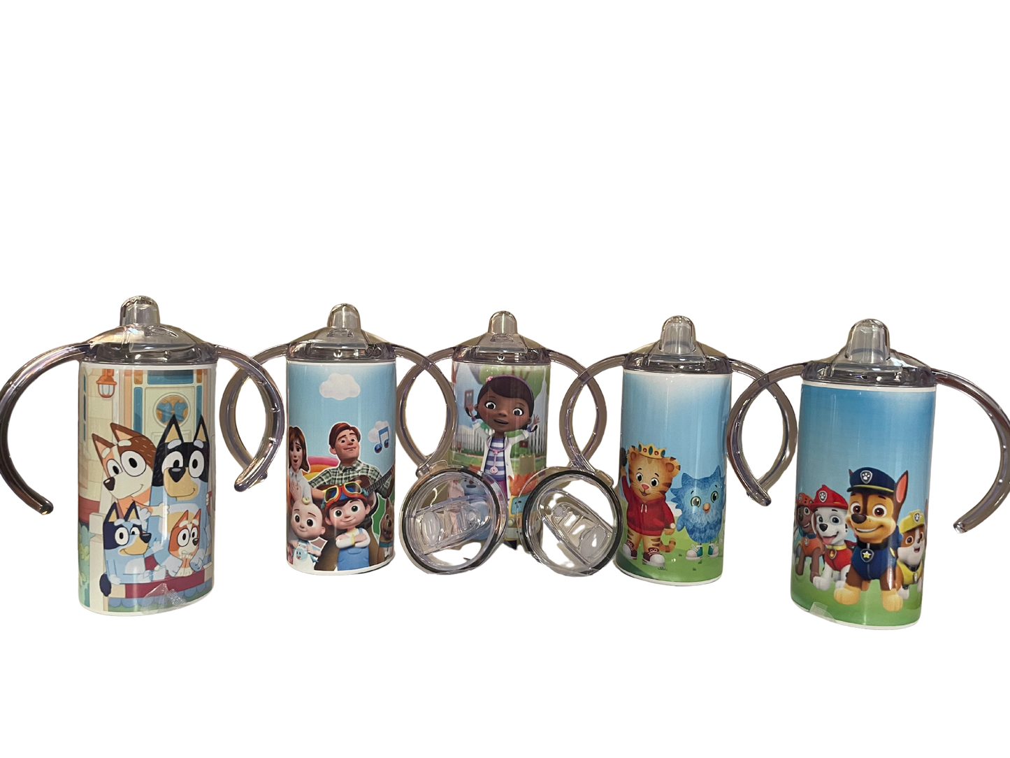 Sippy Cup Tumbler w/lids & straw