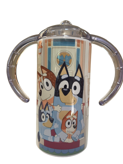 Sippy Cup Tumbler w/lids & straw