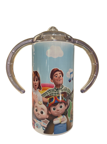 Sippy Cup Tumbler w/lids & straw