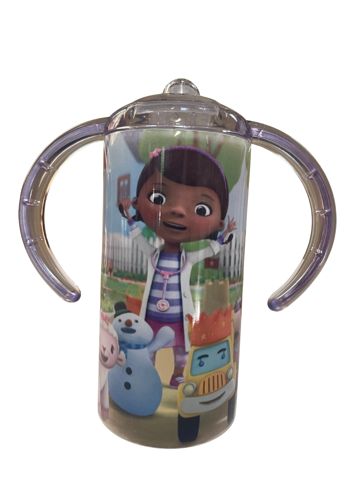 Sippy Cup Tumbler w/lids & straw