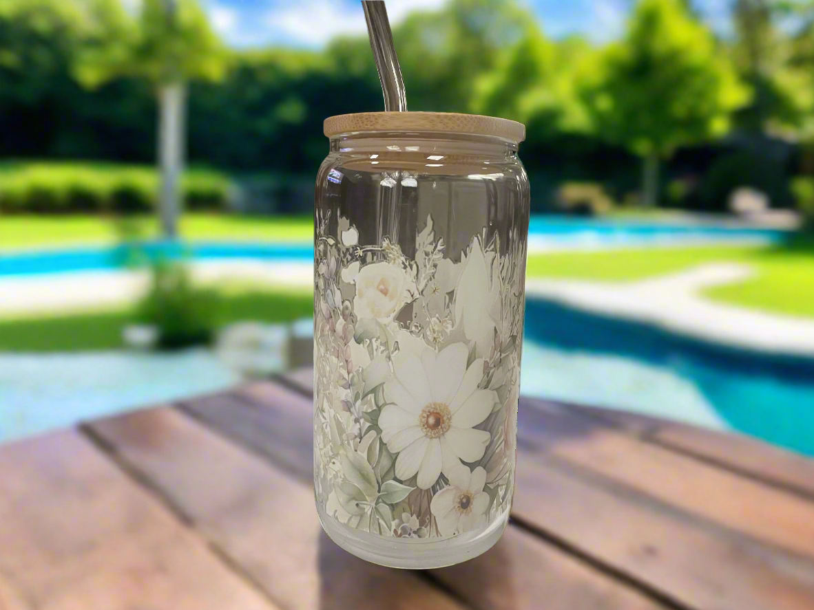 Beer Glass w/design