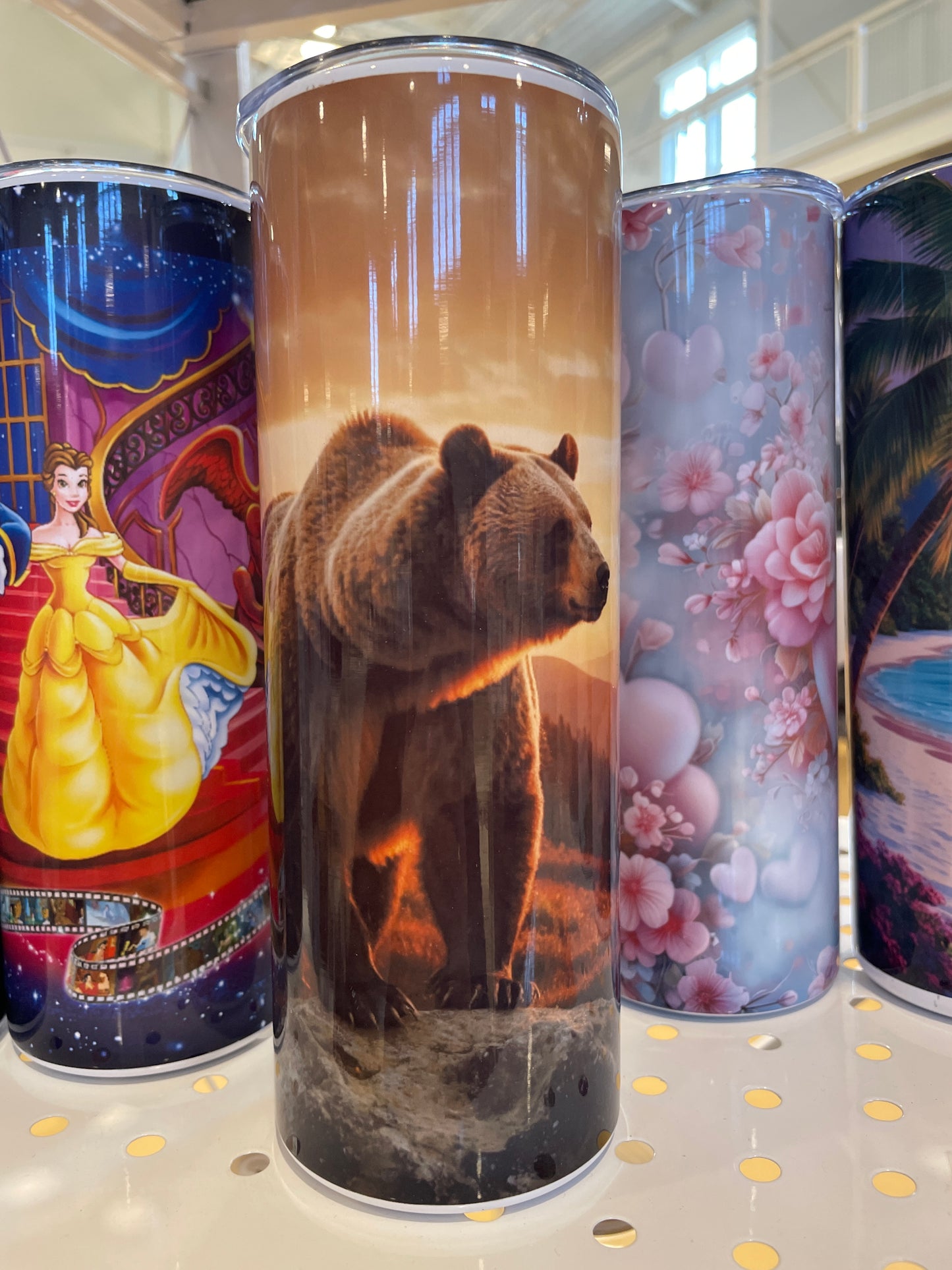 Skinny Tumbler w/design