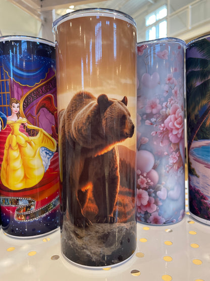 Skinny Tumbler w/design