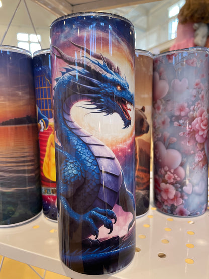 Skinny Tumbler w/design