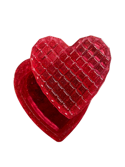 Heart Trinket Box w/lid